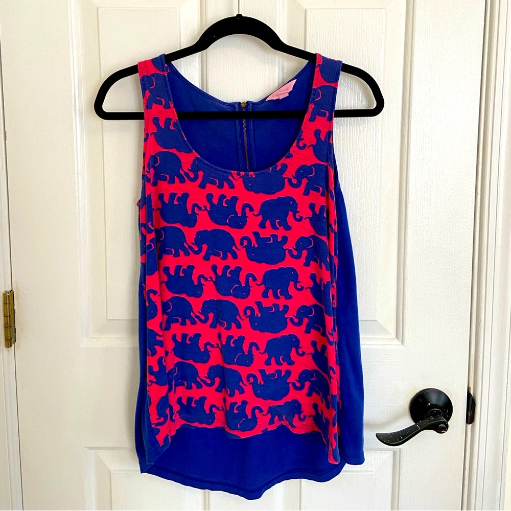 Lily Pulitzer Elephant Tank Top
